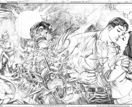 Capas de Man of Steel, desenhadas por Ivan Reis