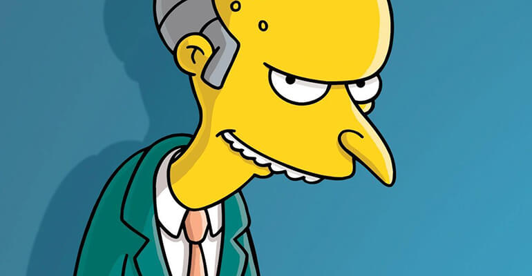 Mr Burns Simpsons Wallpaper Wide