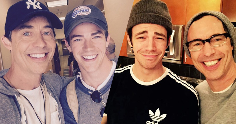 Grant Gustin e Tom Cavanag