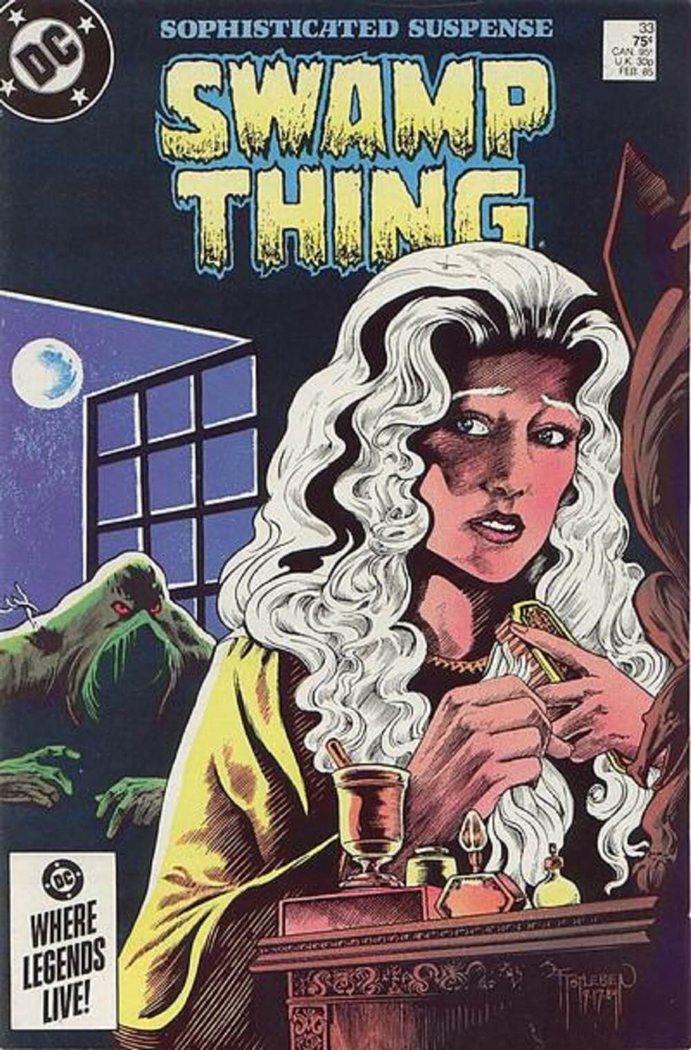 A Saga do Monstro do Pântano, por Alan Moore - Abandonadas Casas