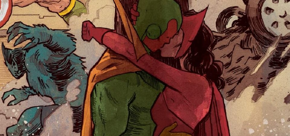 Visão Eu também serei salvo pelo amor, por Tom King e Gabriel Walta