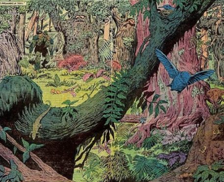 saga do monstro do pantano, por alan moore - parlamento das árvores