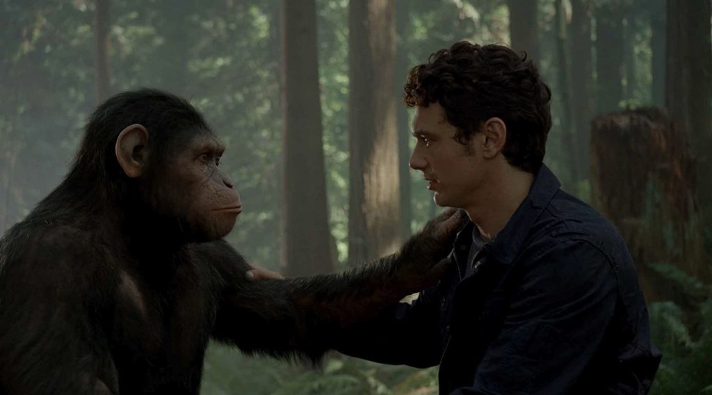 James Franco em PLANETA DOS MACACOS - A ORIGEM
