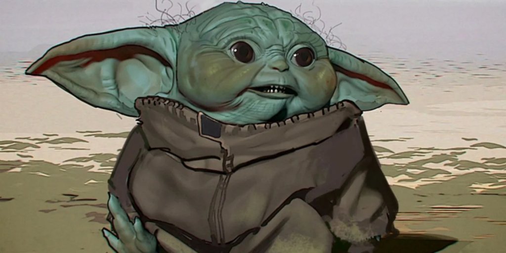 Baby Yoda feio
