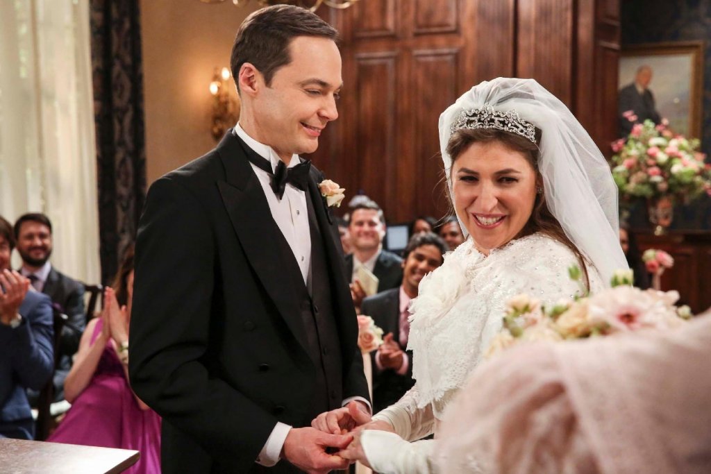 O casamento de Amy e Sheldon em The Big Bang Theory