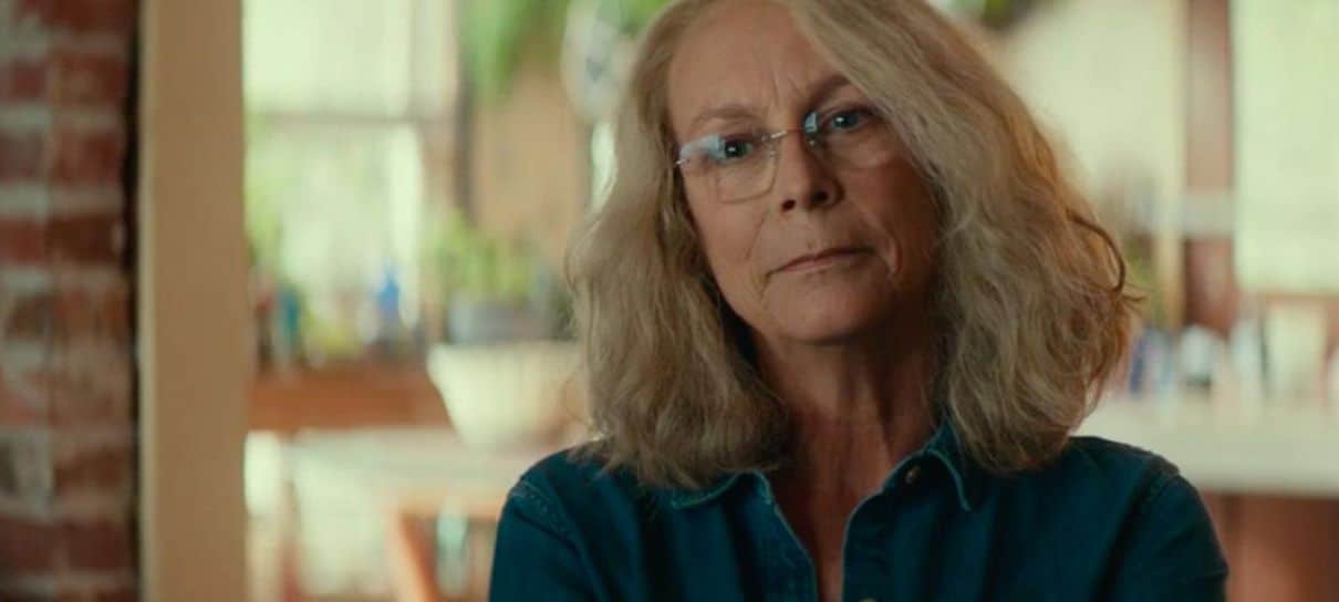Jamie Lee Curtis em halloween da Blumhouse