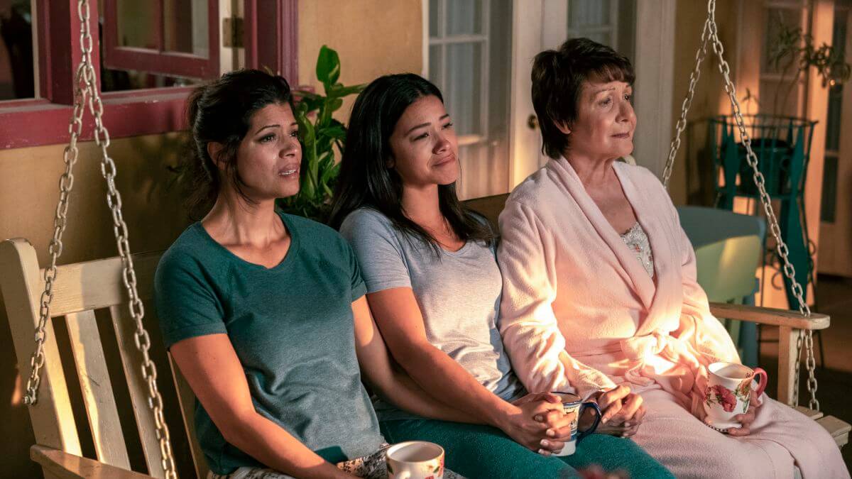 Avó, mãe e filha em Jane The Virgin