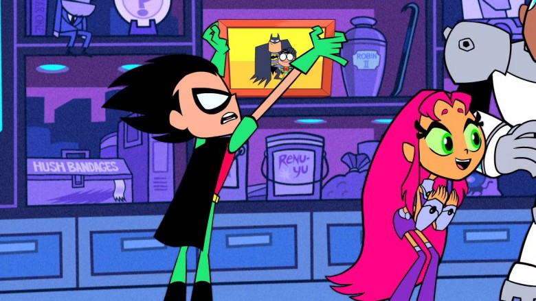 Jovens Titãs em Ação easter eggs