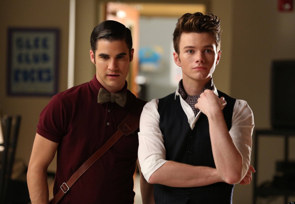 Chris Colfer (Kurt Hummel) em Glee