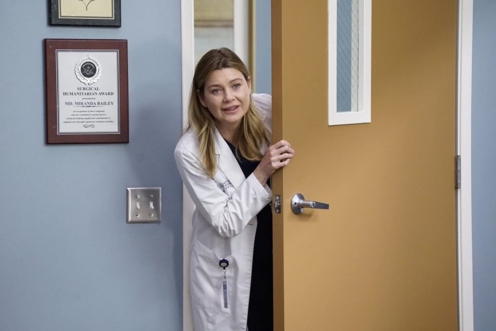 Ellen Pompeo em Grey's Anatomy