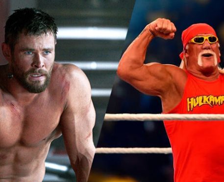 Chris Hemsworth de Thor filme e Hulk Hogan