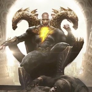 Adão Negro com The Rock