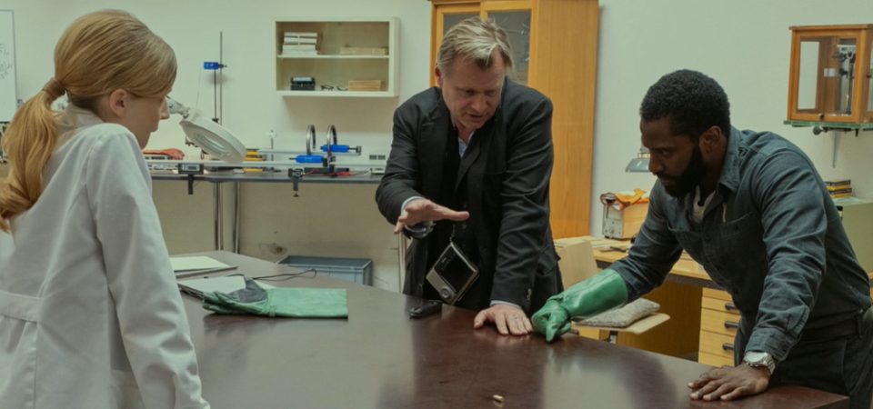 Bastidores do filme TENET de Christopher Nolan