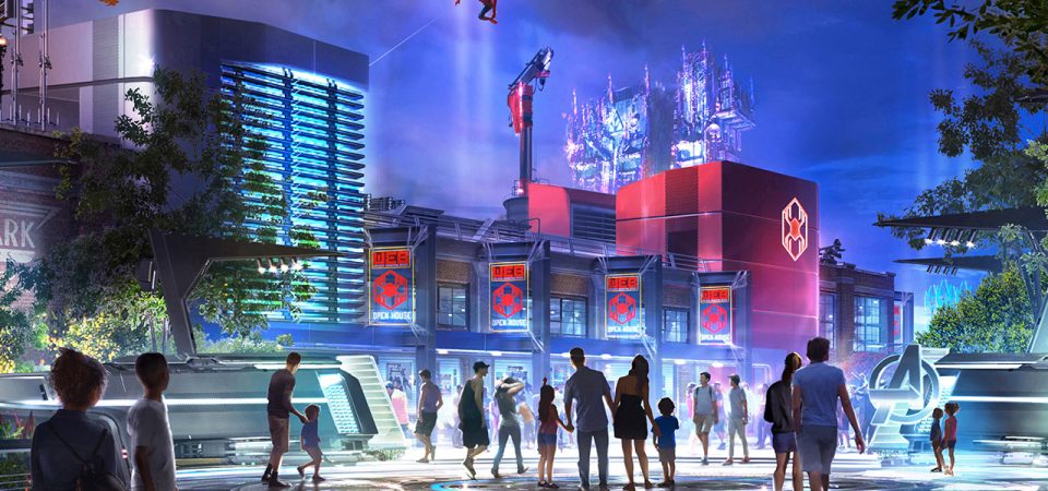 Avengers Campus nos parques da Disney