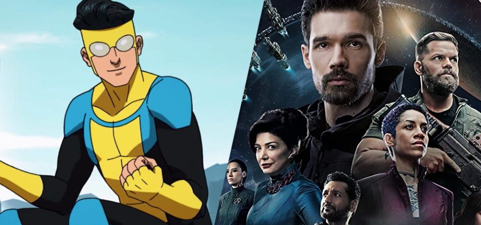CCXP Worlds com paineis do Amazon Prime Video