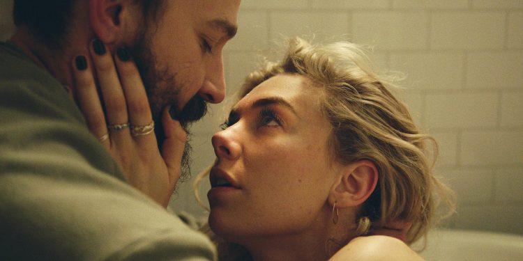PIECES OF A WOMAN: (L to R) Shia LeBeouf as Sean and Vanessa Kirby as Martha