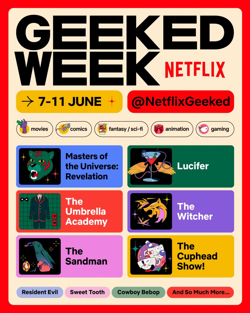 Evento da Netflix Geeked Week
