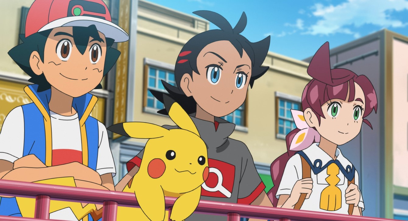 ◓ Anime Pokémon Journeys (Pokémon Jornadas de Mestre) • Episódio 79: A Lua  e o Sol, Chloe e a sósia Haruhi