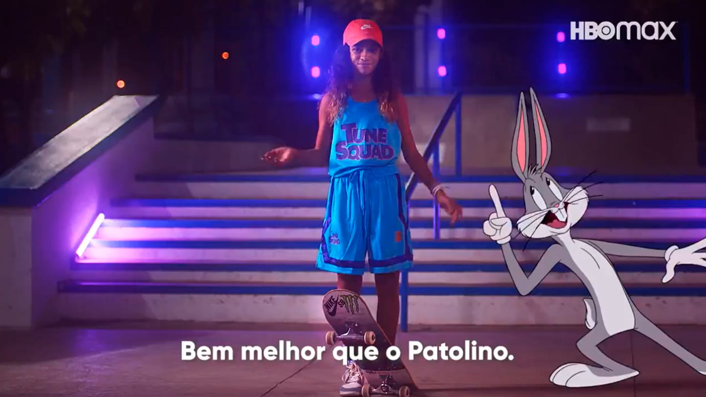HBO Max reúne Rayssa Leal para anunciar Space Jam: Um Novo Legado