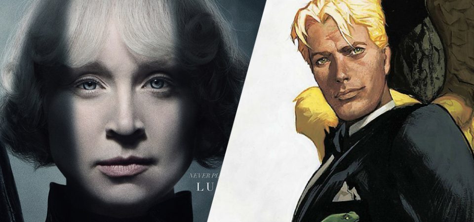 Sandman | Gwendoline Christie como Lúcifer em cartaz da série da Netflix