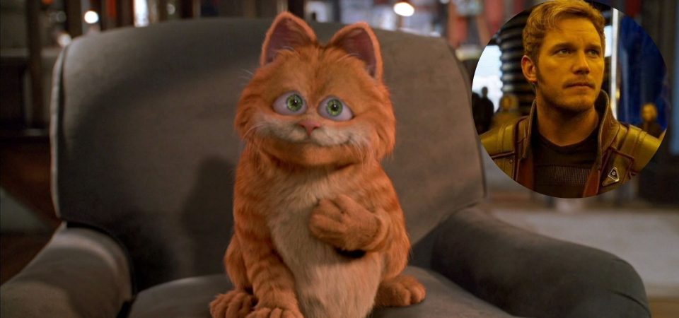 Chris Pratt será a voz do Garfield em novo filme animado