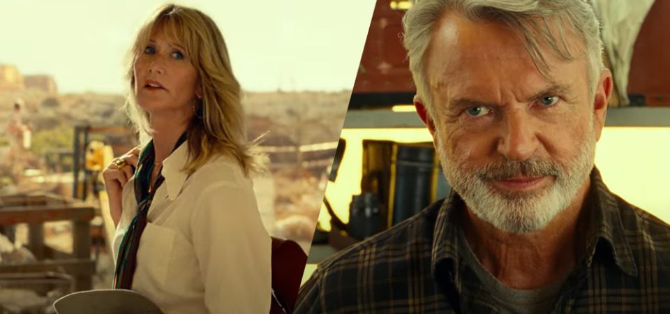 Jurassic World Dominio com Sam Neill e Laura Dern