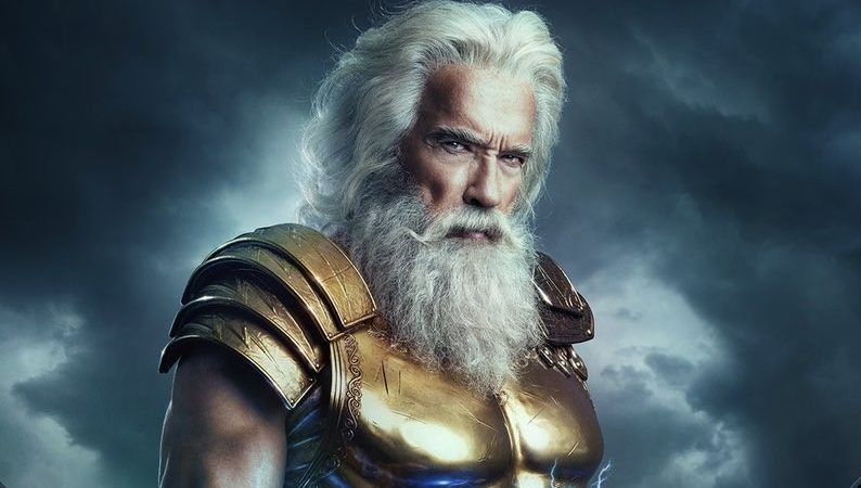 Arnold Schwarzenegger vive Zeus em comercial do Super Bowl