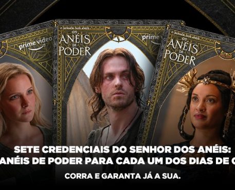 CCXP 22 | Artes das credencias serão baseadas em “Senhor dos Anéis: Os Anéis de Poder”