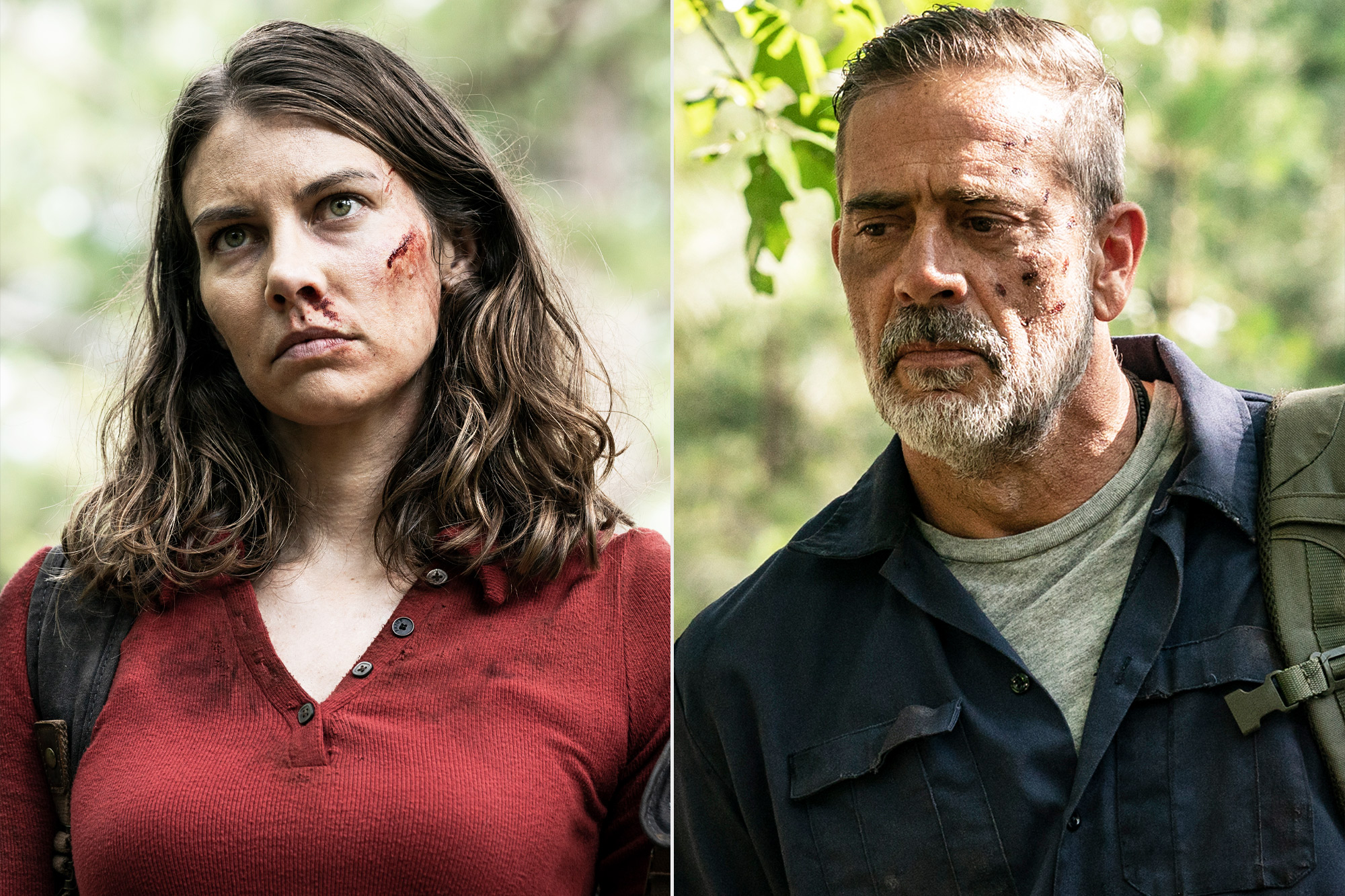 Lauren Cohan and Jeffrey Dean Morgan The Walking Dead
