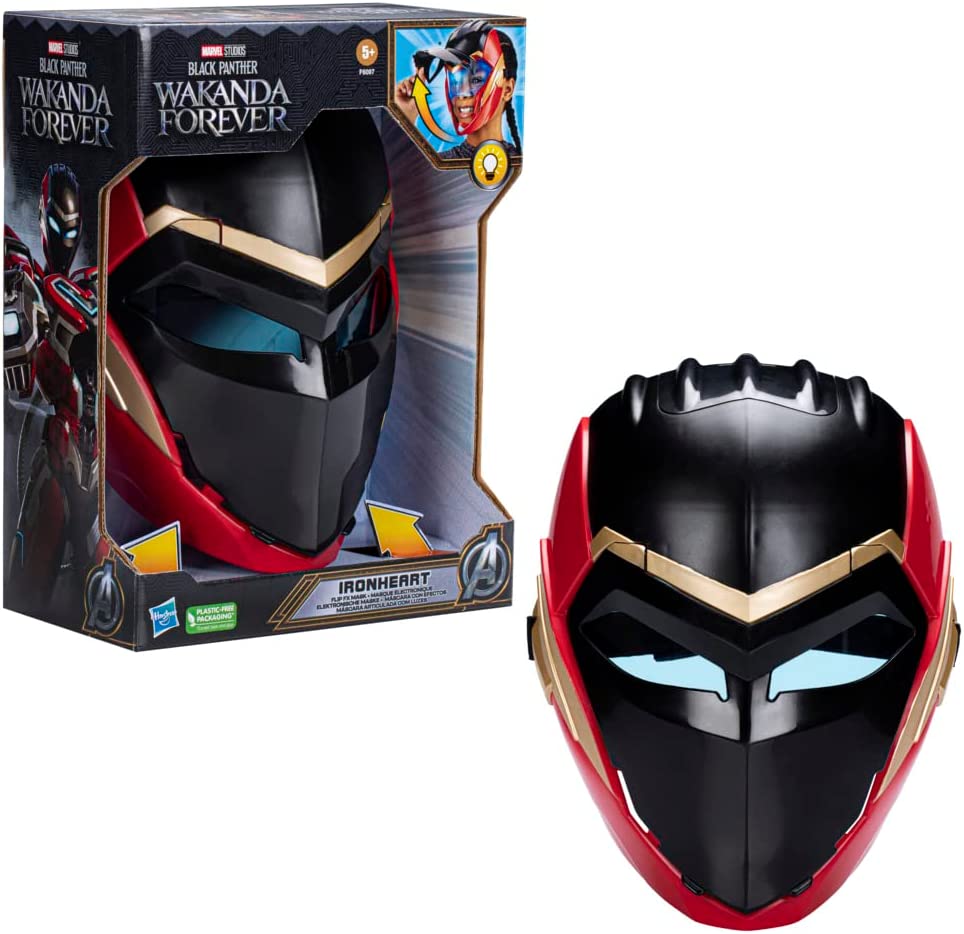 Máscara Retrátil Luminosa Marvel Studios' Black Panther Wakanda Forever - Ironheart - F6097 - Hasbro 