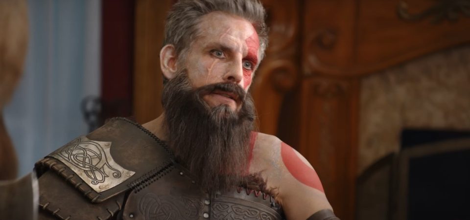 God of War Ragnarök | Novo vídeo reúne LeBron James e Ben Stiller