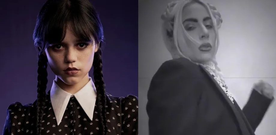 Wandinha e Lady Gaga
