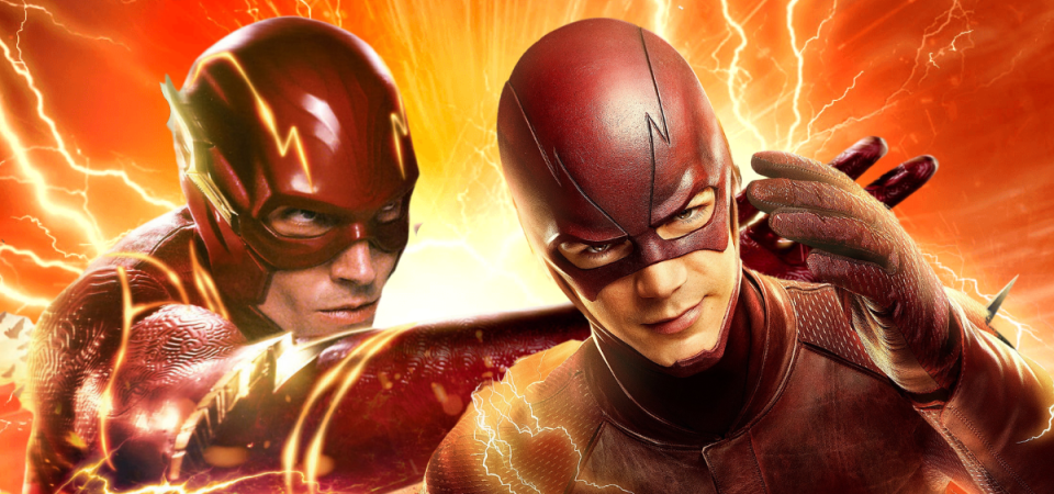 The Flash Ezra Miller Grant Gustin