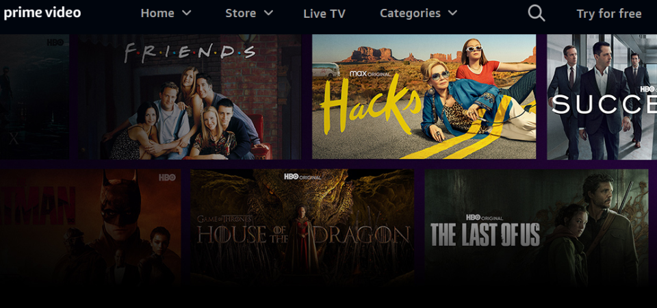 HBO Max prime Video