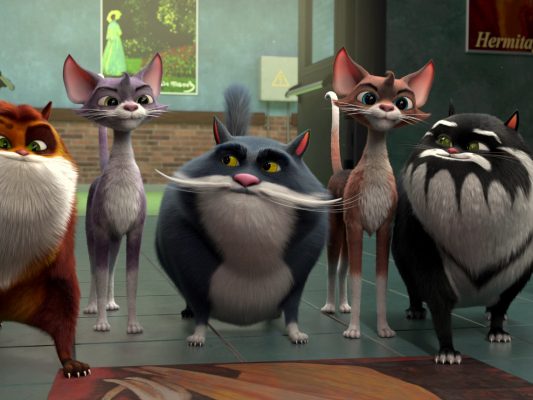 Gatos no Museu