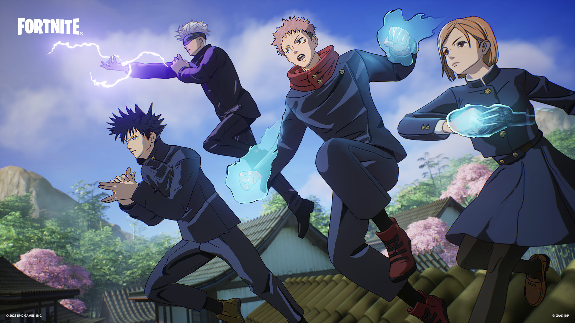 Jujutsu Kaisen chegou à ilha do Battle Royale do game Fortnite