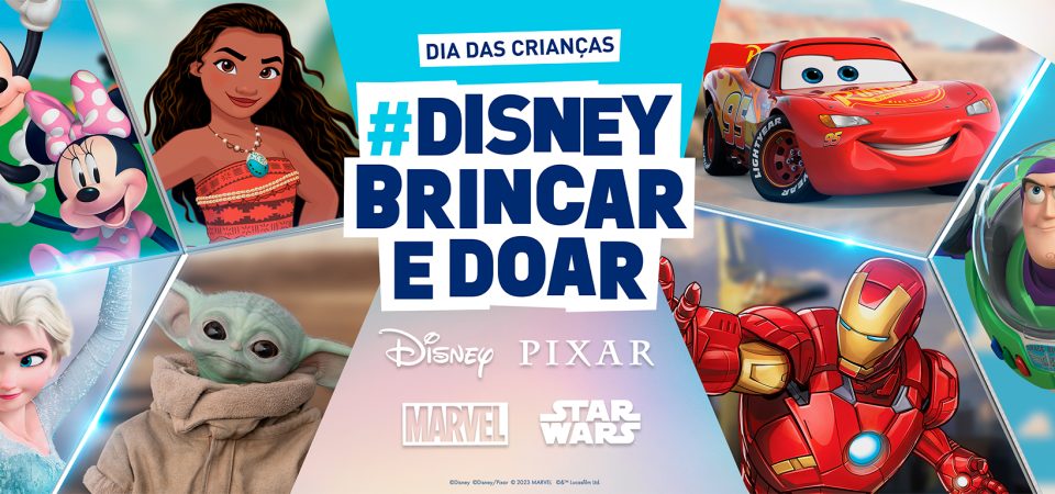 Disney lança campanha Brincar e Doar para o Dia das Crianças