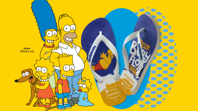 Simpsons havaianas online