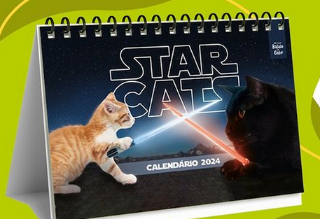 Abrigo de animais cria calendário geek super fofo!