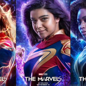 As Marvels ganham novos cartazes com o trio de heroínas