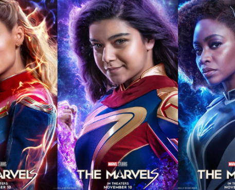 As Marvels ganham novos cartazes com o trio de heroínas