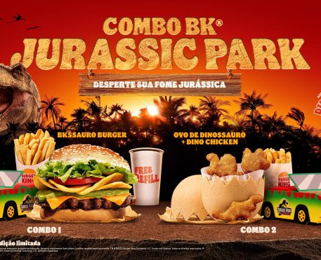 Burger King celebra os 30 anos de Jurassic Park com combos especiais