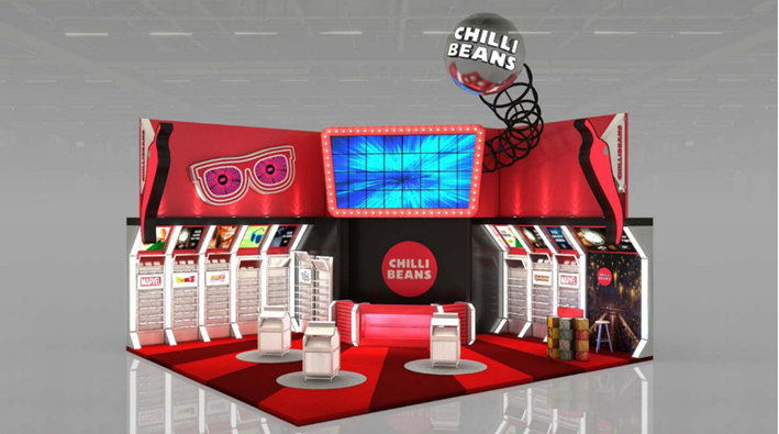 Ativação Chilli Beans na CCXP23