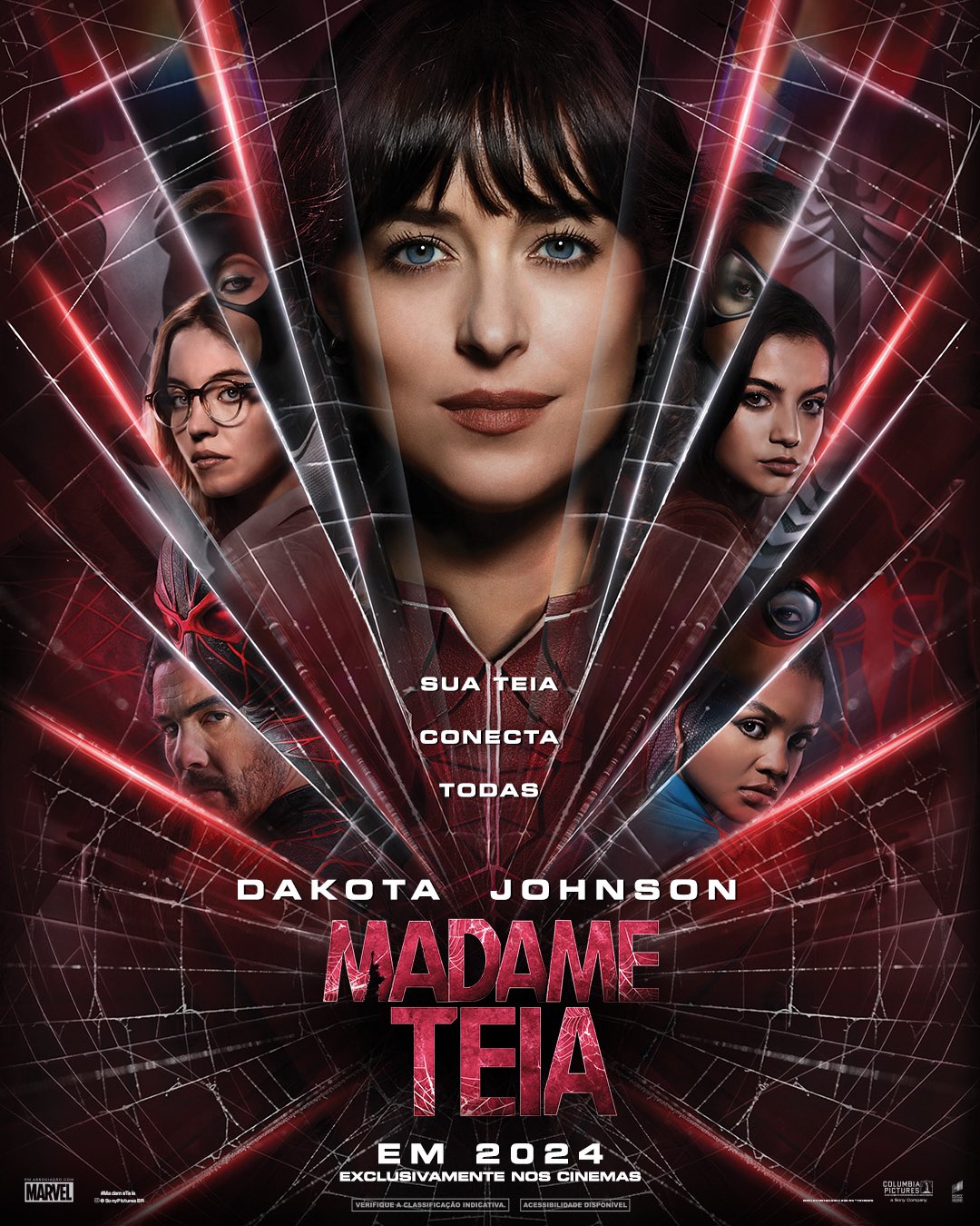 Com Dakota Johnson, Madame Teia ganha primeiro cartaz