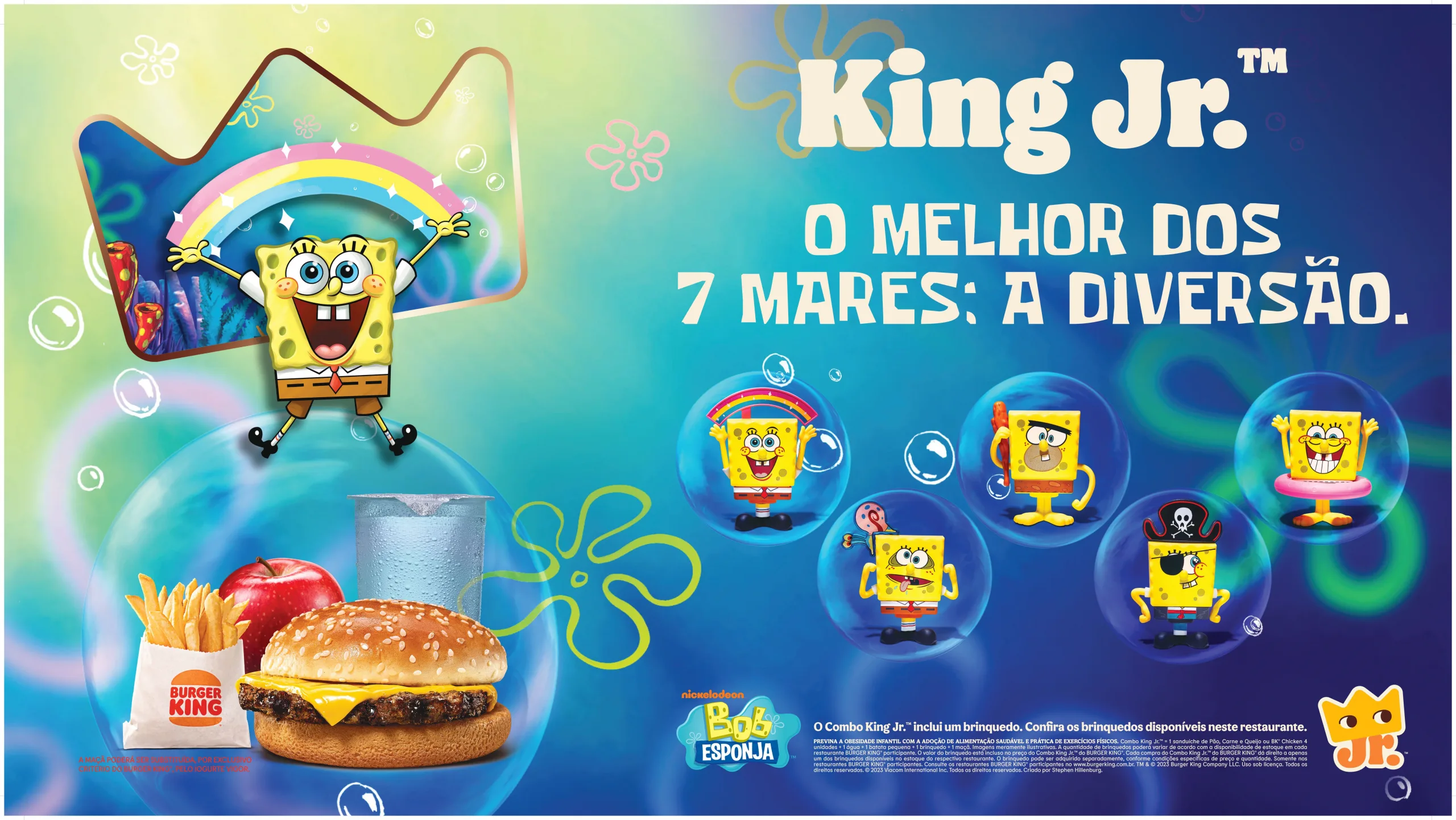 Bob Esponja está de volta ao Burger King para o combo King Jr