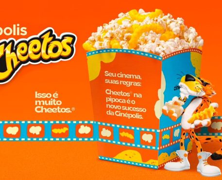 Cinépolis lança edição limitada de pipoca sabor Cheetos