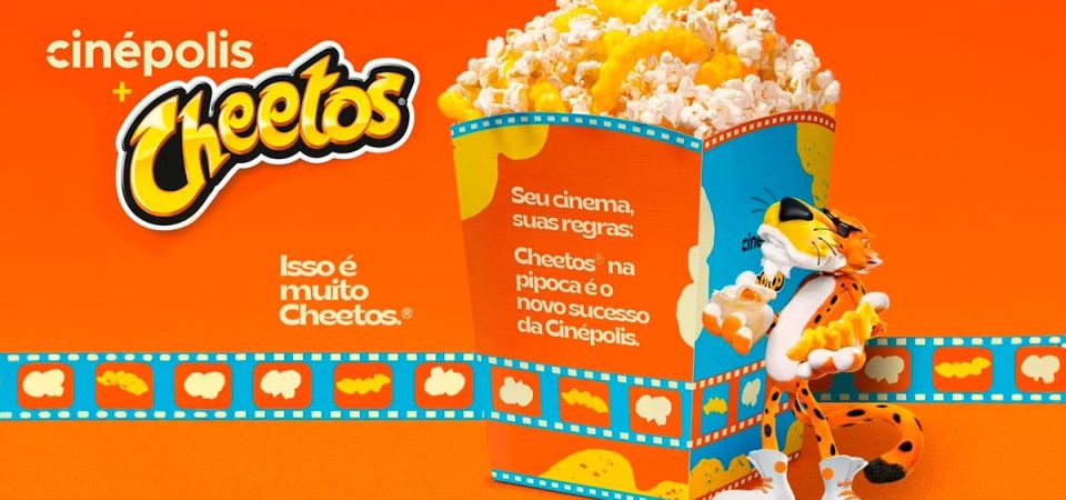 Cinépolis lança edição limitada de pipoca sabor Cheetos