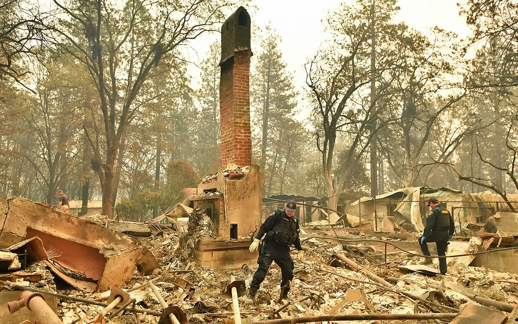 Incêndio na Califórnia
