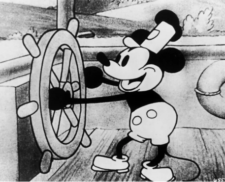 A primeira versão do Mickey Mouse entra em domínio público