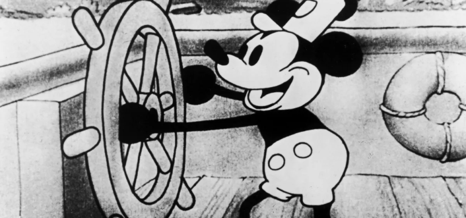 A primeira versão do Mickey Mouse entra em domínio público